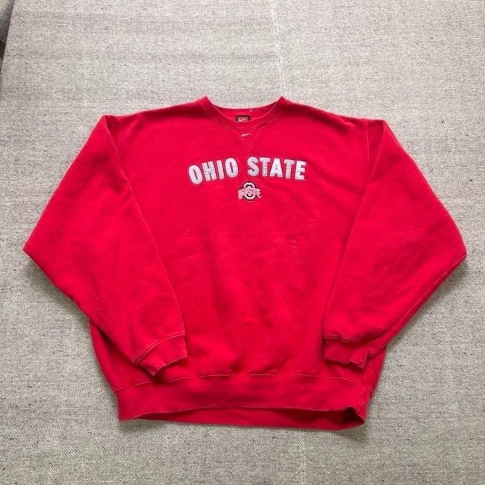 Vintage Nike Ohio State Sweatshirt Men's XL Red 1990